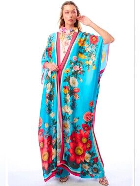 Aratta Floral Garden Maxi Kimono